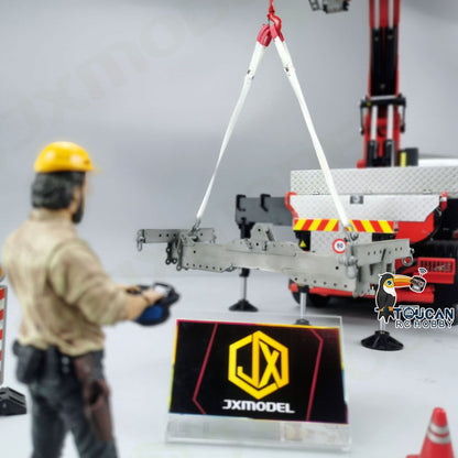 Teleskopspreizer aus Metall, Teleskopspreizer für Kran F1650 1/14 RC Hydraulik-LKW, Funkfernsteuerungsauto, DIY-Modell, unlackiert