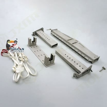 Teleskopspreizer aus Metall, Teleskopspreizer für Kran F1650 1/14 RC Hydraulik-LKW, Funkfernsteuerungsauto, DIY-Modell, unlackiert