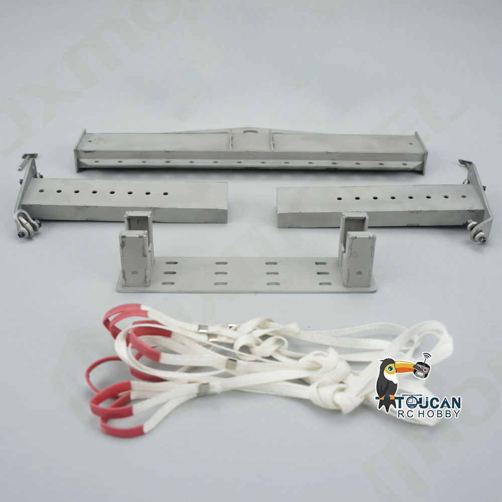 Teleskopspreizer aus Metall, Teleskopspreizer für Kran F1650 1/14 RC Hydraulik-LKW, Funkfernsteuerungsauto, DIY-Modell, unlackiert
