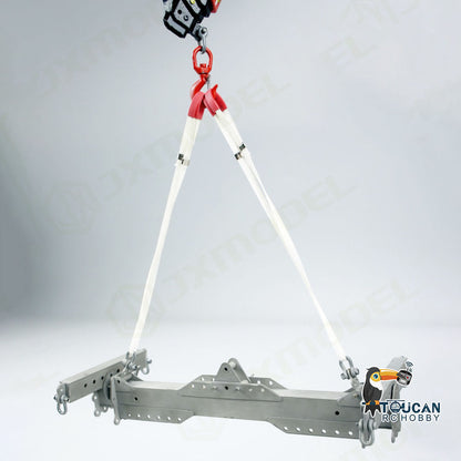 Teleskopspreizer aus Metall, Teleskopspreizer für Kran F1650 1/14 RC Hydraulik-LKW, Funkfernsteuerungsauto, DIY-Modell, unlackiert