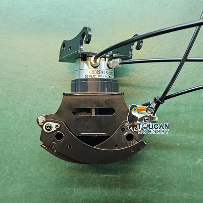 Metall lackierte Klaue, hydraulischer Teleskopausleger, kippbarer Eimer für MTM 1/14 RC Bagger 946 EC380, optionale Versionen 