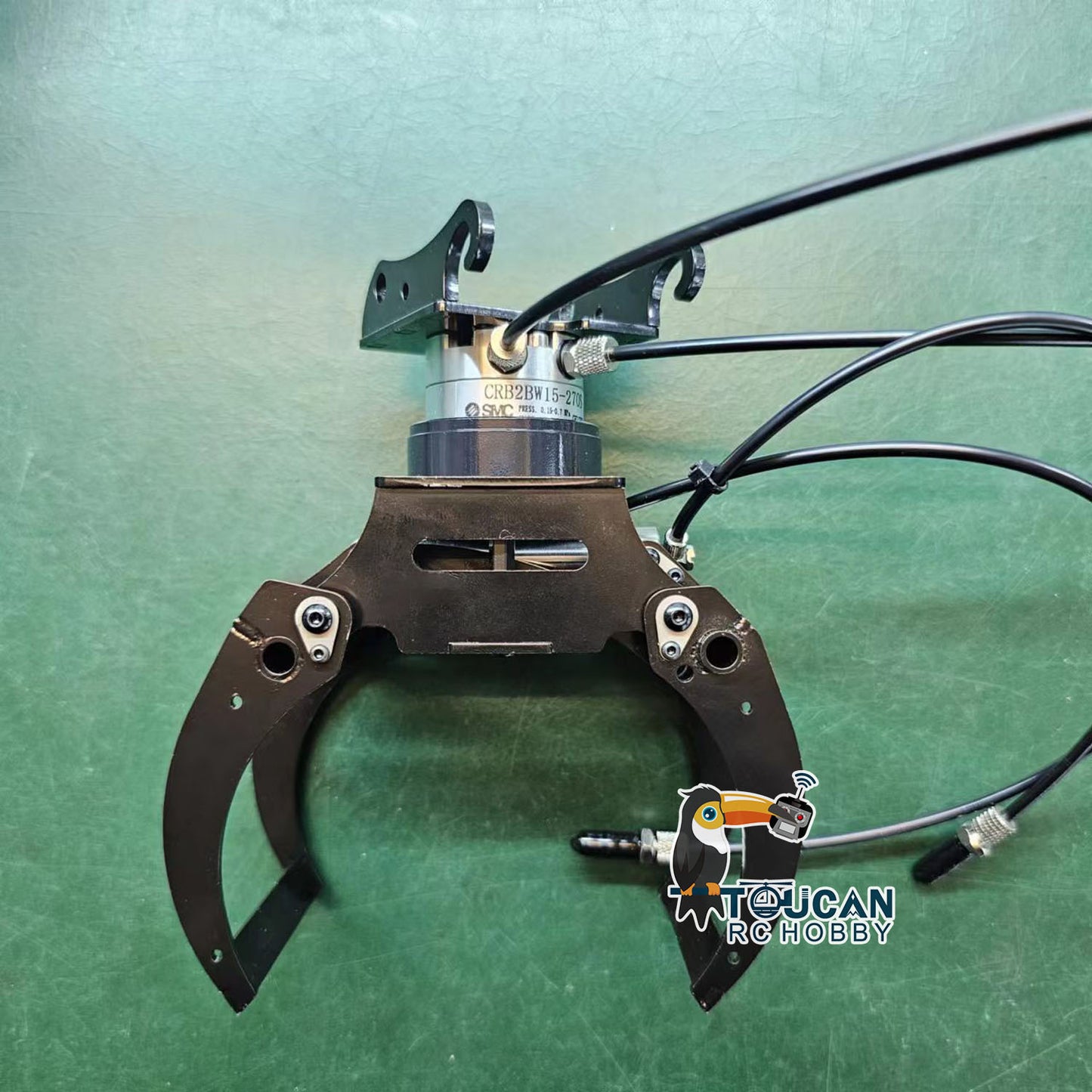 Metall lackierte Klaue, hydraulischer Teleskopausleger, kippbarer Eimer für MTM 1/14 RC Bagger 946 EC380, optionale Versionen 