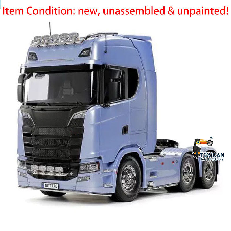 TOUCAN RC HOBBY 1/14 6X4 RC Tractor Truck 770S 56368 Radio Control Engineering Vehicle Hobby Model Kits Unpainted Emulated Car Motor