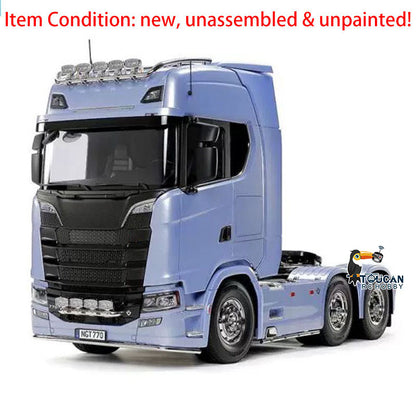 TOUCAN RC HOBBY 1/14 6X4 RC Tractor Truck 770S 56368 Radio Control Engineering Vehicle Hobby Model Kits Unpainted Emulated Car Motor