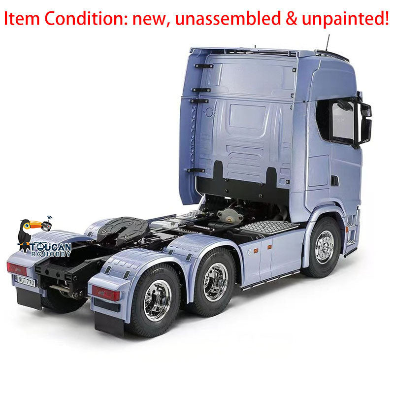 TOUCAN RC HOBBY 1/14 6X4 RC Tractor Truck 770S 56368 Radio Control Engineering Vehicle Hobby Model Kits Unpainted Emulated Car Motor