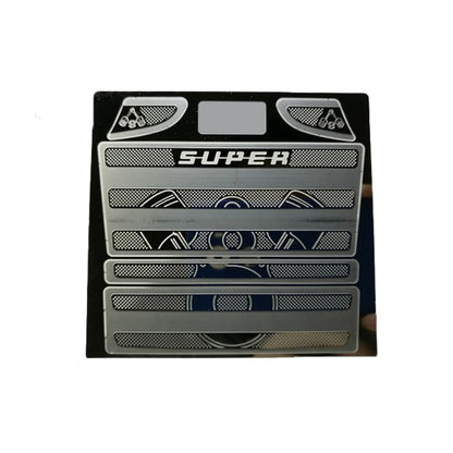 Dekoratives Luftgitter für die Metallkabine für Degree 1/14 RC-Auto-Hobby-Modell 470 620 Fernbedienungs-LKW DIY-Zubehör Ersatzteile