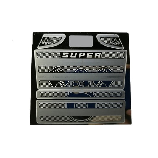 Dekoratives Luftgitter für die Metallkabine für Degree 1/14 RC-Auto-Hobby-Modell 470 620 Fernbedienungs-LKW DIY-Zubehör Ersatzteile