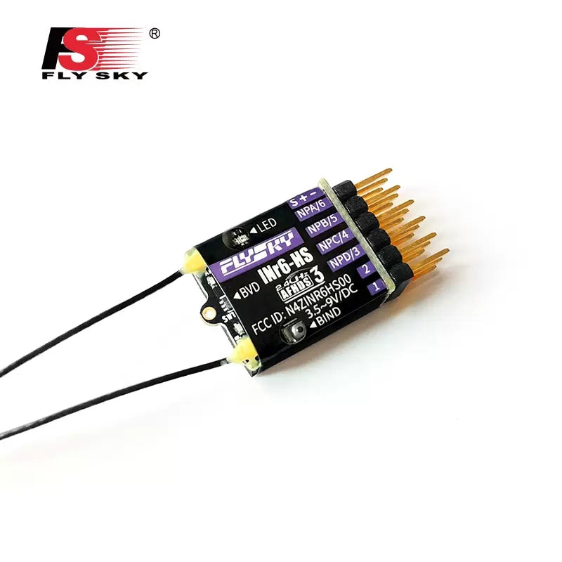 TOUCAN RC HOBBY FLYSKY INr6-HS Receiver 6 Channels Mini Receivers for RC Drone Car Remote Controlled Truck Trailer Hobby Model DIY Accessory