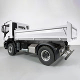 MD 1/14 4x2 RC Hydraulic Tipper Truck 2-Speed Gearbox FlySky ST8 Remote Control Motor Differential Lock Model for Sales