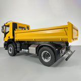 1/14 RC Hydraulic 4x2 Dumper Truck Metal 2-speed Remote Control Tipper Car Model Painted and Assembled
