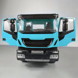 MD 1/14 4x2 RC Hydraulic Tipper Truck 2-Speed Gearbox FlySky ST8 Remote Control Motor Differential Lock Model for Sales
