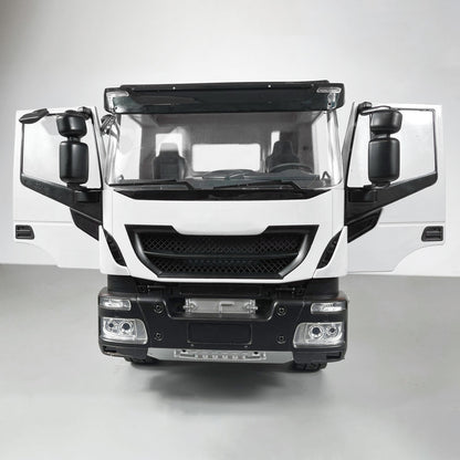 MD 1/14 4x2 RC Hydraulic Tipper Truck 2-Speed Gearbox FlySky ST8 Remote Control Motor Differential Lock Model for Sales