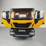 MD 1/14 4x2 RC Hydraulic Tipper Truck 2-Speed Gearbox FlySky ST8 Remote Control Motor Differential Lock Model for Sales