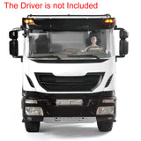 MD 1/14 6x6 Metal RC Hydraulic Dump Truck 2 Speed Gearbox FlySky ST8 Remote Controller for Construction Model Collectors