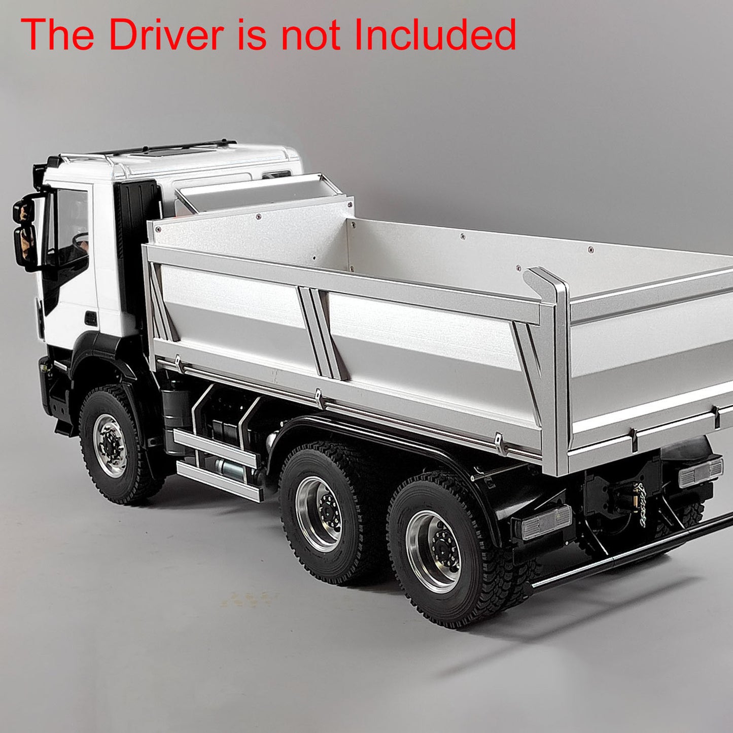 MD 1/14 6x6 Metal RC Hydraulic Dump Truck 2 Speed Gearbox FlySky ST8 Remote Controller for Construction Model Collectors