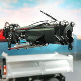 1/14 8x8 Metal RC Hydraulic Crane Dump Car PL18EV Radio Control Tipper Truck Emulated DIY Model Toy Vehicle Painted Assembled