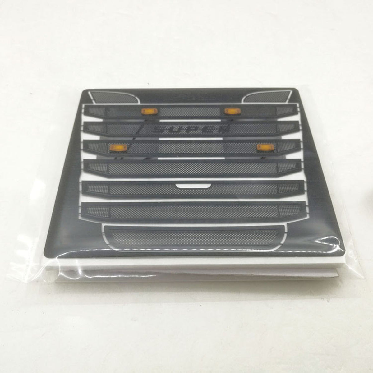 1/14 Metallkabine Dekoratives Luftgitter für RC Traktor Elektroauto R730 Funkgesteuerter LKW Hobbymodell DIY Teile Zubehör