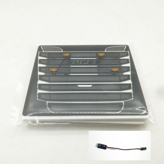 1/14 Metallkabine Dekoratives Luftgitter für RC Traktor Elektroauto R730 Funkgesteuerter LKW Hobbymodell DIY Teile Zubehör