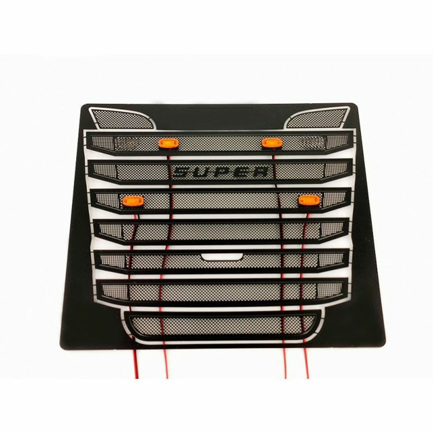 1/14 Metallkabine Dekoratives Luftgitter für RC Traktor Elektroauto R730 Funkgesteuerter LKW Hobbymodell DIY Teile Zubehör