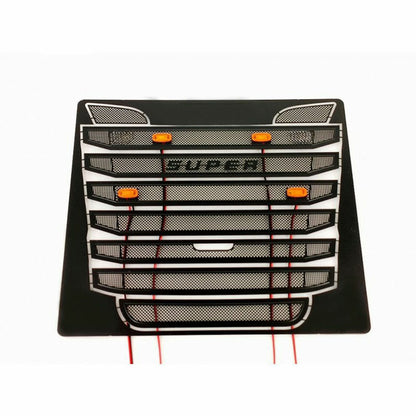 1/14 Metallkabine Dekoratives Luftgitter für RC Traktor Elektroauto R730 Funkgesteuerter LKW Hobbymodell DIY Teile Zubehör