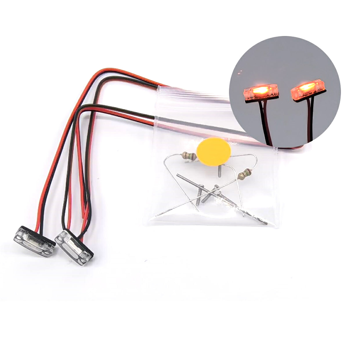 TOUCAN RC HOBBY Cabin Front Marker Lamp for Degree 1/14 RC Tractor Truck 770S 56371 Remote Controlled Truck Spare Parts Accessories