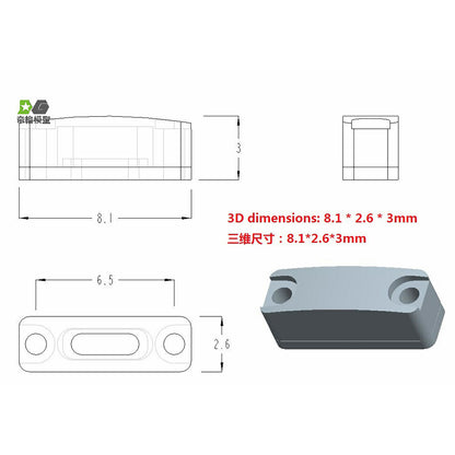 TOUCAN RC HOBBY Cabin Front Marker Lamp for Degree 1/14 RC Tractor Truck 770S 56371 Remote Controlled Truck Spare Parts Accessories
