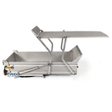 Metal U-shaped Bucket with Cover for 1/14 8x8 Remote Control Dumper RC Hydraulic Dump Truck