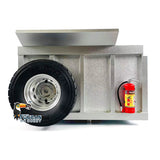 MD Metal U-shaped Dump Bucket for 1/14 6x6 4x4 RC Hydraulic Dumper Truck Tipper Vehicle DIY Models for Professional Enthusiast