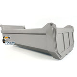 MD Metal U-shaped Dump Bucket for 1/14 6x6 4x4 RC Hydraulic Dumper Truck Tipper Vehicle DIY Models for Professional Enthusiast