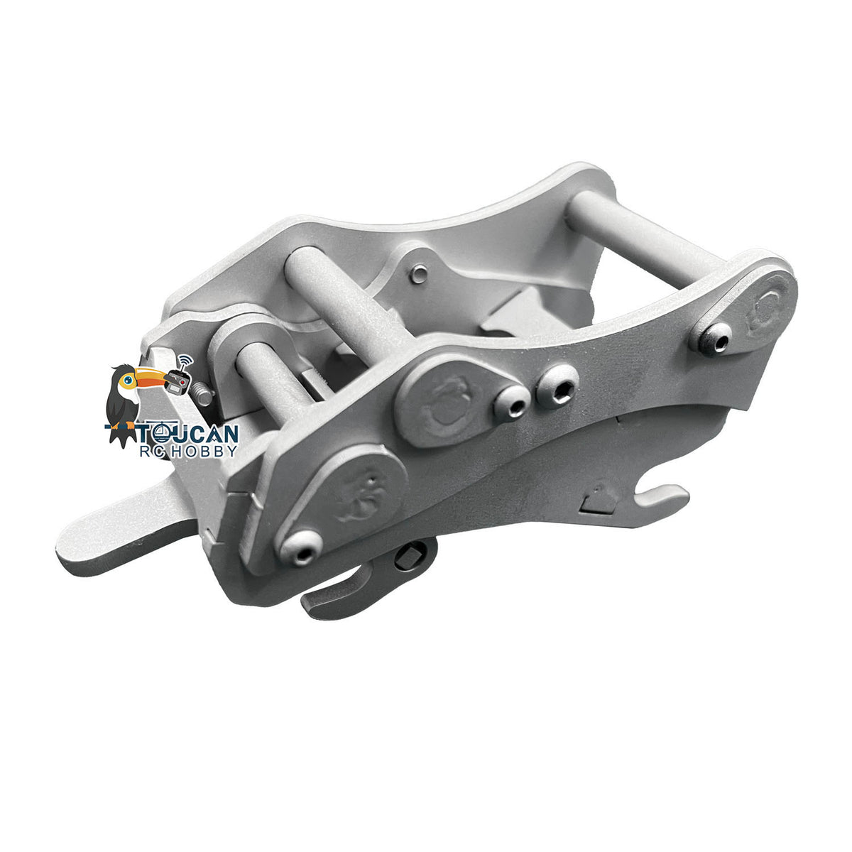Metall-Schnellkupplungsgittereimer für 1/12 RC-Hydraulikbagger, ferngesteuerte Bagger, H3, P3, ZX36H, PC36