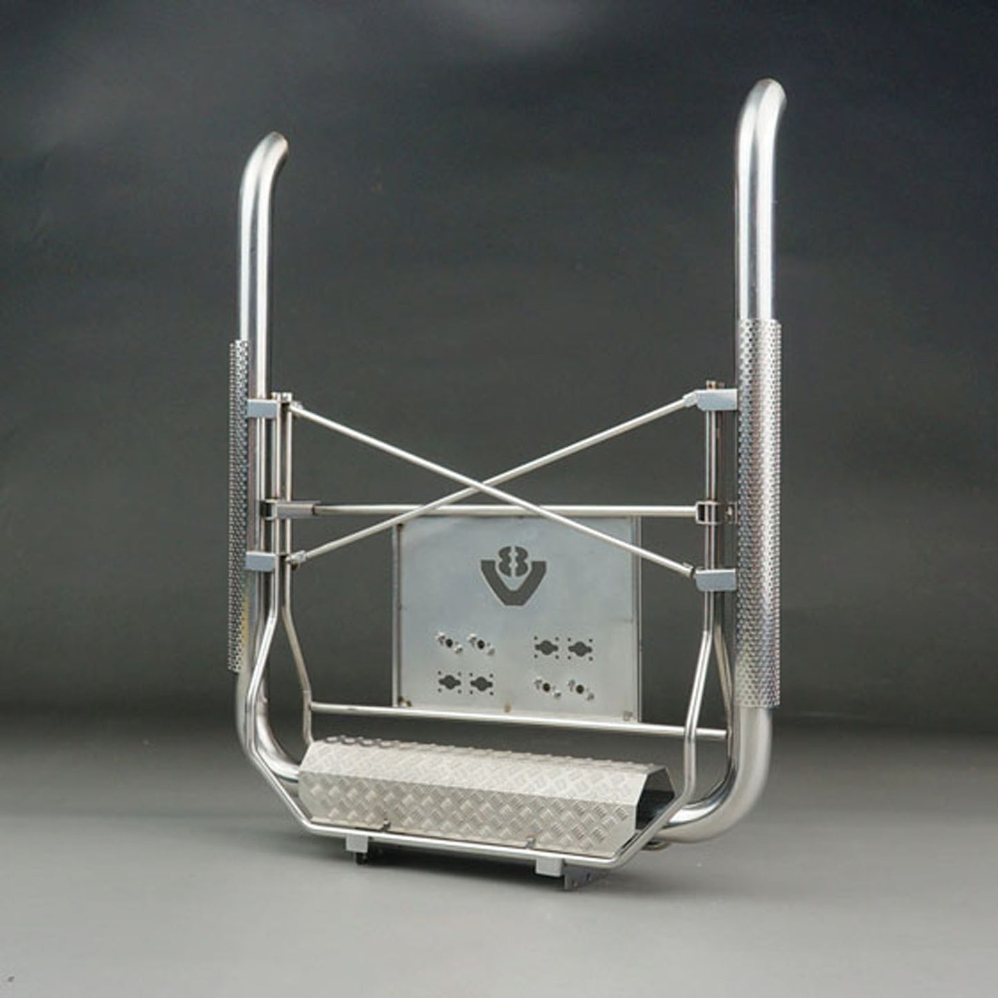 ScaleClub Metall-V-förmiges Auspuffrohr für 1/14 RC Traktor-LKW-Chassis Automodellteile R73 R62 R47 DIY-Teile