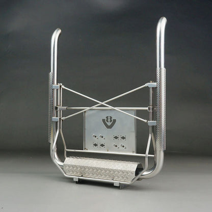 ScaleClub Metall-V-förmiges Auspuffrohr für 1/14 RC Traktor-LKW-Chassis Automodellteile R73 R62 R47 DIY-Teile
