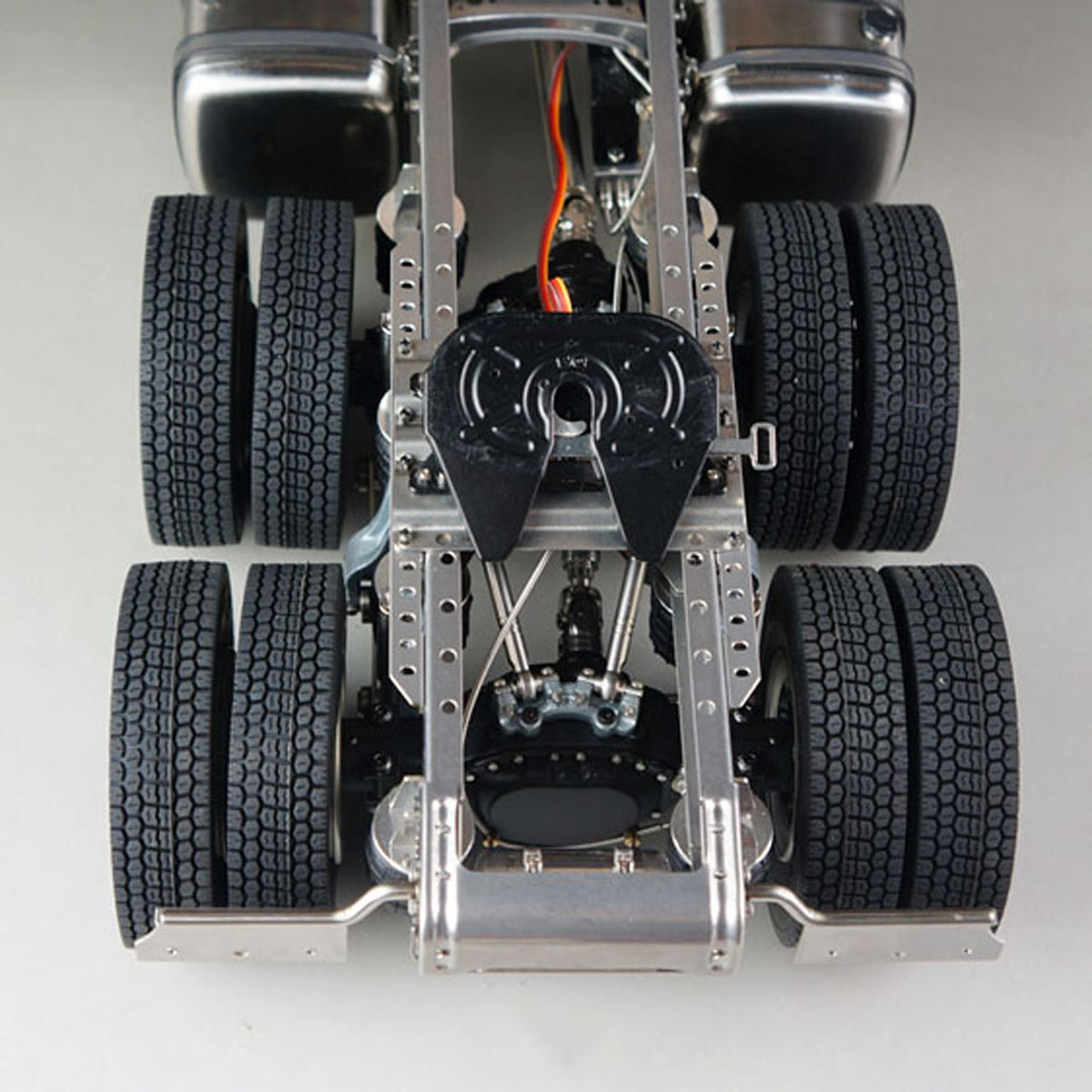 ScaleClub 1/14 6x6 Metallchassis für RC-Traktor, ferngesteuerter LKW, R62 R73, Elektromodell, Luftfederung, optionale Typen