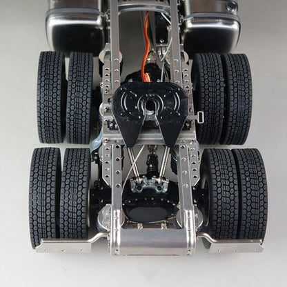 ScaleClub 1/14 6x6 Metallchassis für RC-Traktor, ferngesteuerter LKW, R62 R73, Elektromodell, Luftfederung, optionale Typen