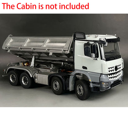 TOUCAN RC HOBBY 1/14 3-way 8x8 RC Hydraulic Dumper Car Remote Control Dump Truck Tipper K3363 Assembled Unpainted Models Light Sound System
