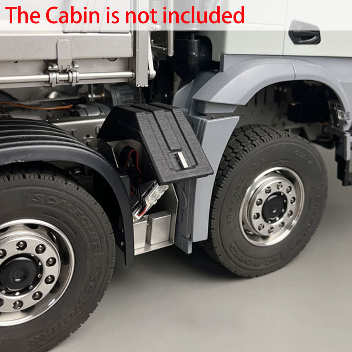 TOUCAN RC HOBBY 1/14 3-way 8x8 RC Hydraulic Dumper Car Remote Control Dump Truck Tipper K3363 Assembled Unpainted Models Light Sound System