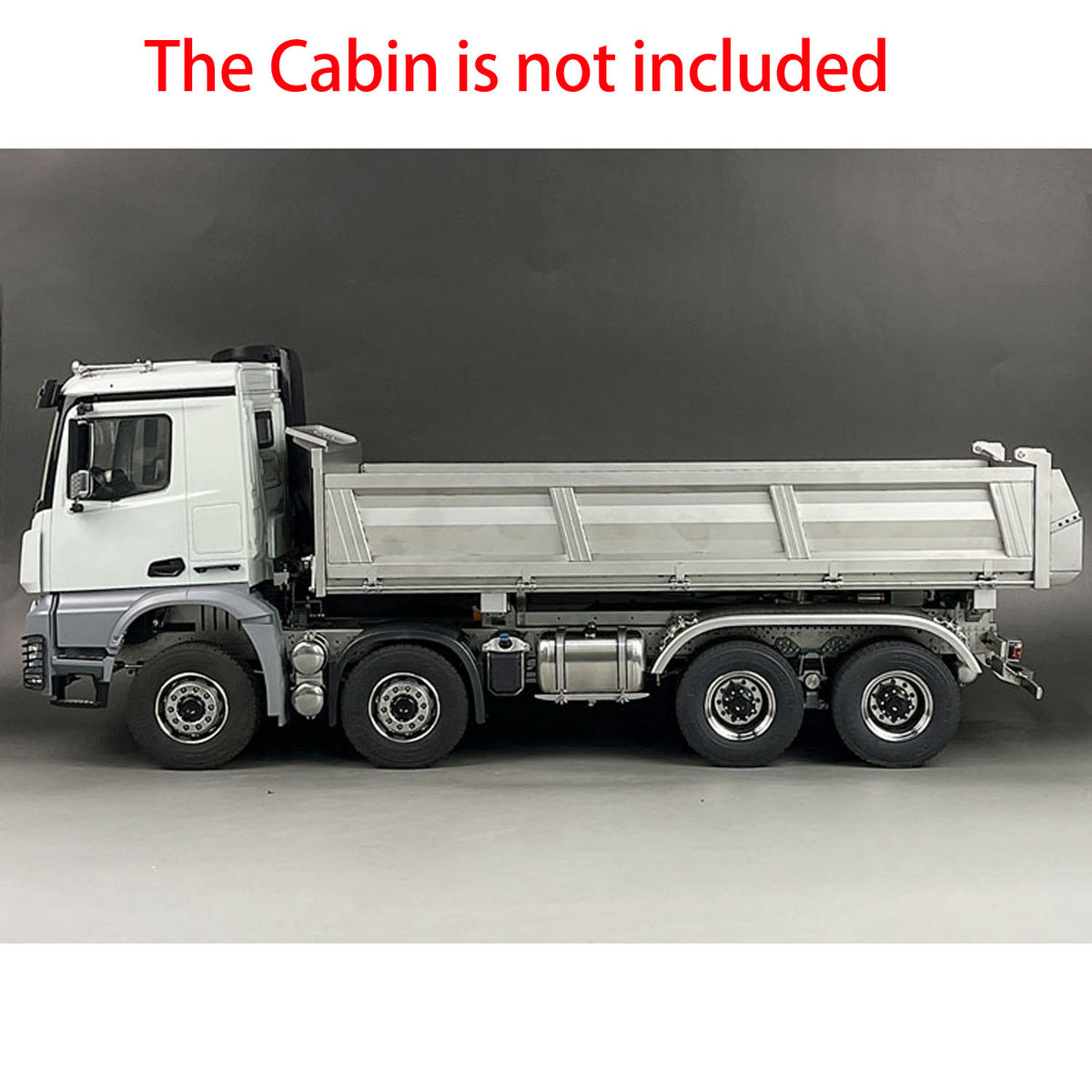 TOUCAN RC HOBBY 1/14 3-way 8x8 RC Hydraulic Dumper Car Remote Control Dump Truck Tipper K3363 Assembled Unpainted Models Light Sound System