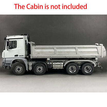TOUCAN RC HOBBY 1/14 3-way 8x8 RC Hydraulic Dumper Car Remote Control Dump Truck Tipper K3363 Assembled Unpainted Models Light Sound System