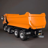 MD 1/14 8x8 Metal RC Hydraulic Dump Tipper Truck 2-Speed Transmission CNC Differential Lock Axles Sound Light System ST8 Remote Controller