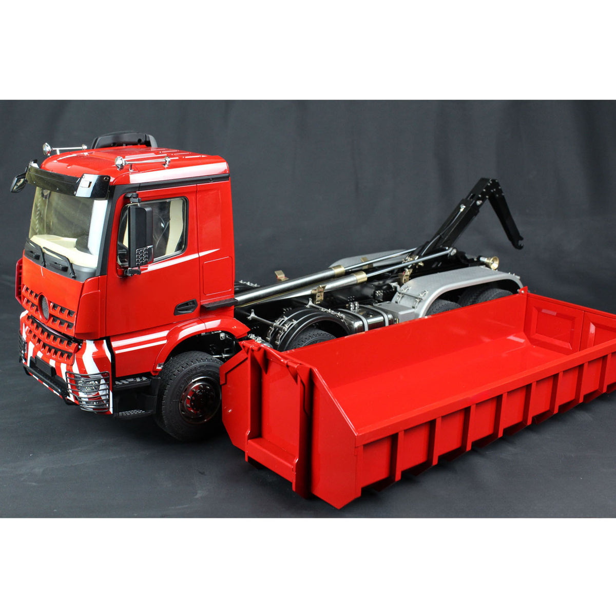 TOUCAN RC HOBBY 1/14 8x8 Metal Hydraulic RC Dumper Tipper Car Radio Control Full Dump Trucks with Standard Bucket Hobby Model DIY PNP