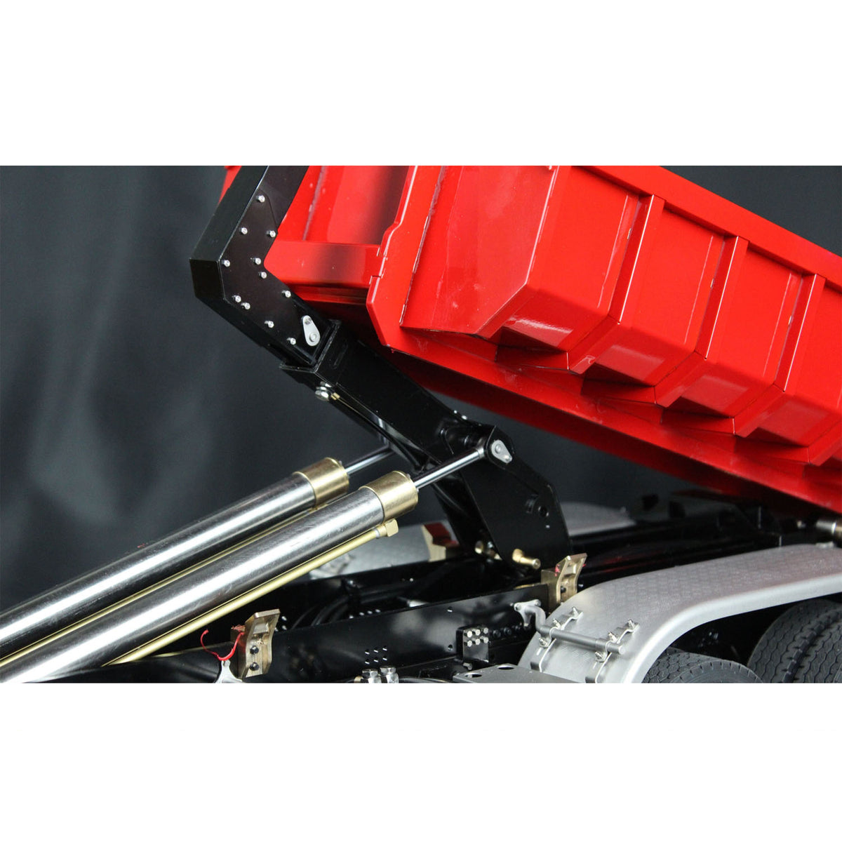 TOUCAN RC HOBBY 1/14 8x8 Metal Hydraulic RC Dumper Tipper Car Radio Control Full Dump Trucks with Standard Bucket Hobby Model DIY PNP