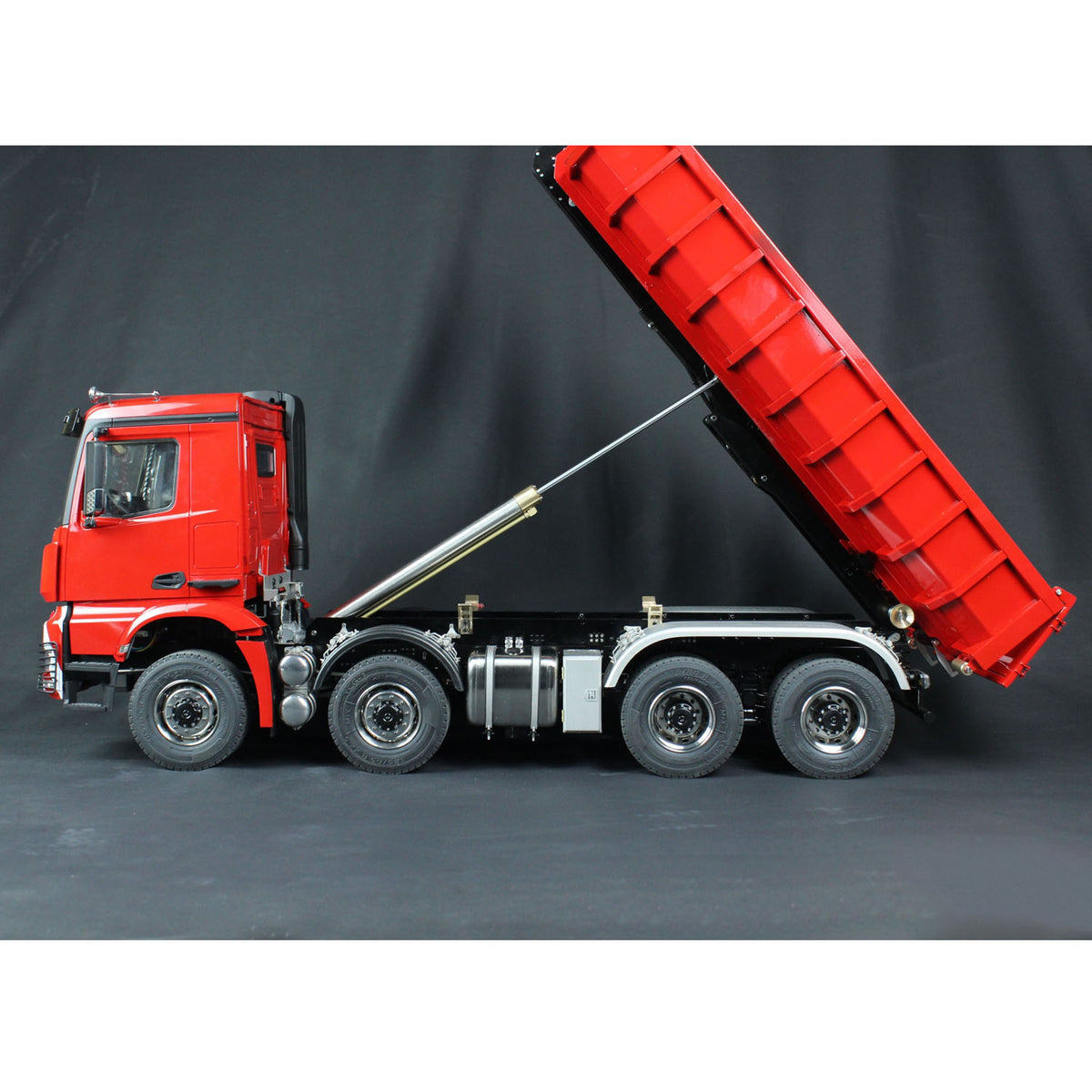TOUCAN RC HOBBY 1/14 8x8 Metal Hydraulic RC Dumper Tipper Car Radio Control Full Dump Trucks with Standard Bucket Hobby Model DIY PNP
