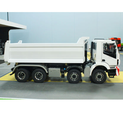 TOUCAN RC HOBBY 1/14 8x8 Metal Hydraulic RC Dumper Car Radio Controlled Full Dump Truck ESC Servo Motor Sound Light 3-speed Transmission