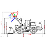 Fast  Free Shipping XDRC 580 1/14 Metal RC Hydraulic Loader RTR Engineering Vehicles Smoke Lights Sound Simulation Model