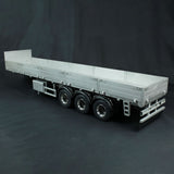 Toucanhobby 3 Axles 1/14 Metal RC Semi Trailer Engineering Vehicle Manual lifting legs for Remote Control Tractor Truck Model