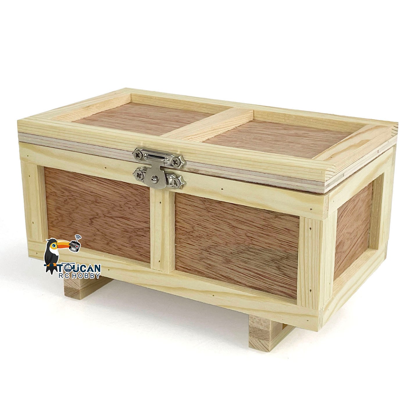 Holzkiste Modell für 1/14 1/12 RC LKW Hydraulischer Gabelstapler Baufahrzeuge Simulation Fahrzeug Hobby Modell DIY Teile