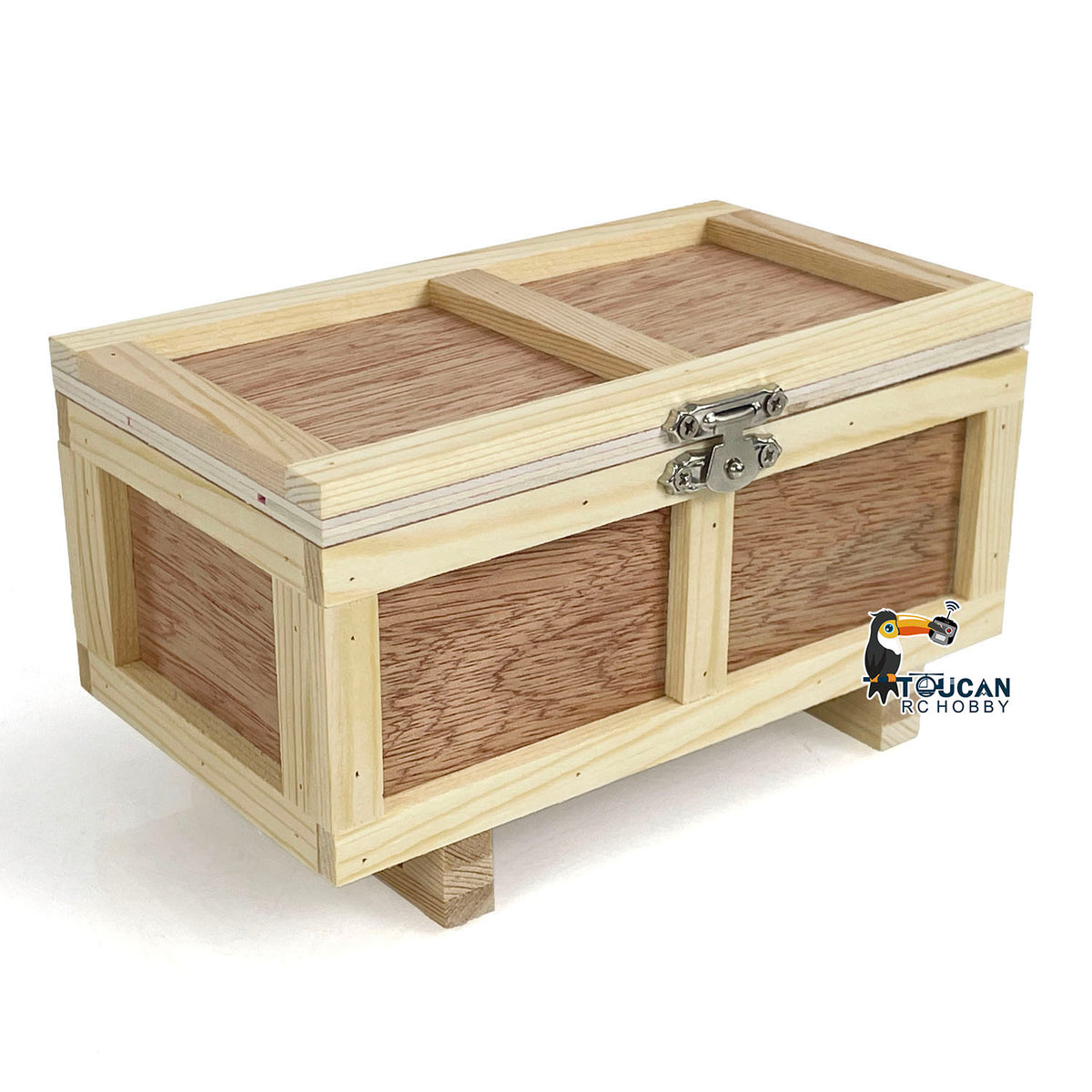 Holzkiste Modell für 1/14 1/12 RC LKW Hydraulischer Gabelstapler Baufahrzeuge Simulation Fahrzeug Hobby Modell DIY Teile