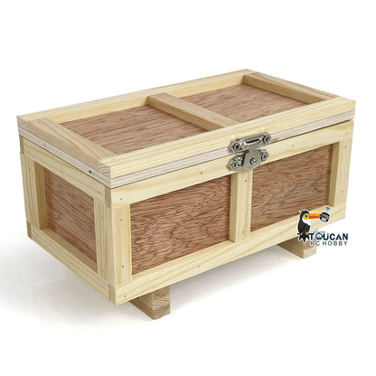 Holzkiste Modell für 1/14 1/12 RC LKW Hydraulischer Gabelstapler Baufahrzeuge Simulation Fahrzeug Hobby Modell DIY Teile