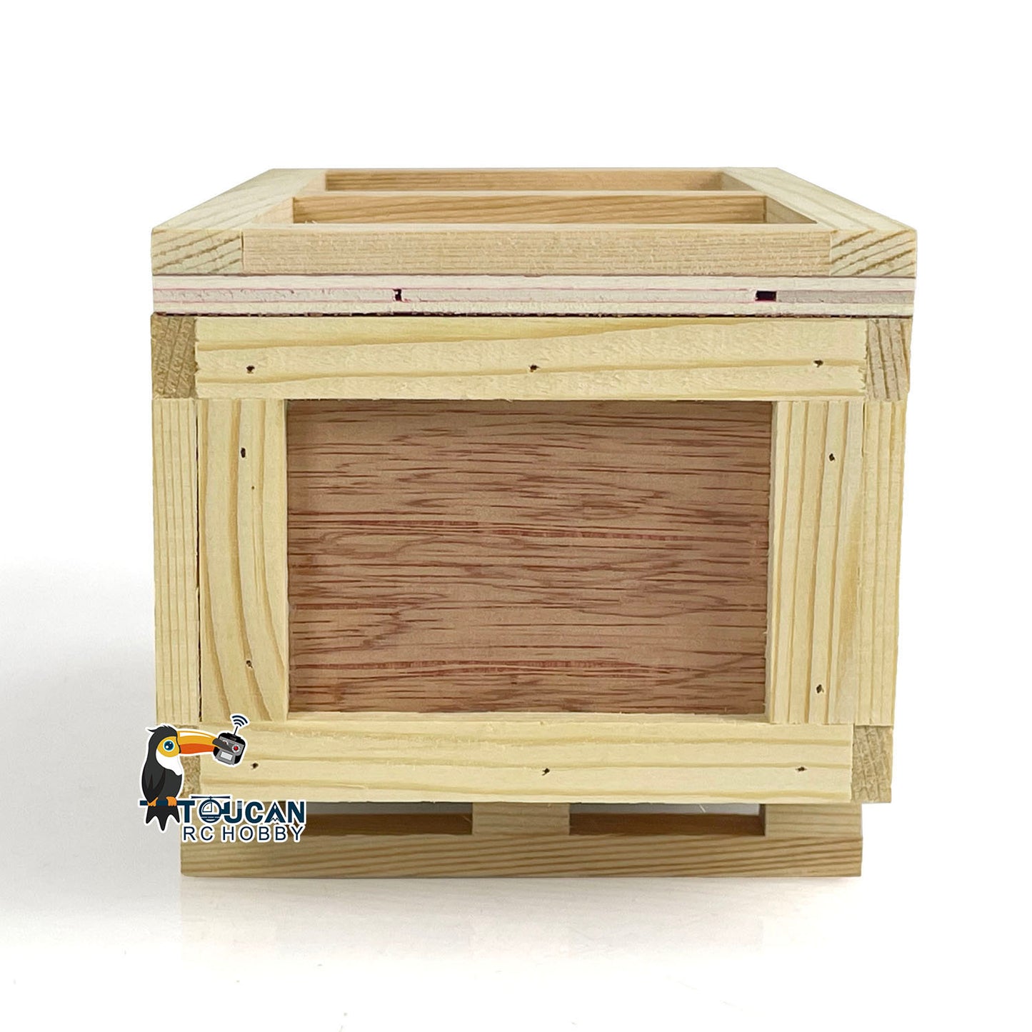 Holzkiste Modell für 1/14 1/12 RC LKW Hydraulischer Gabelstapler Baufahrzeuge Simulation Fahrzeug Hobby Modell DIY Teile
