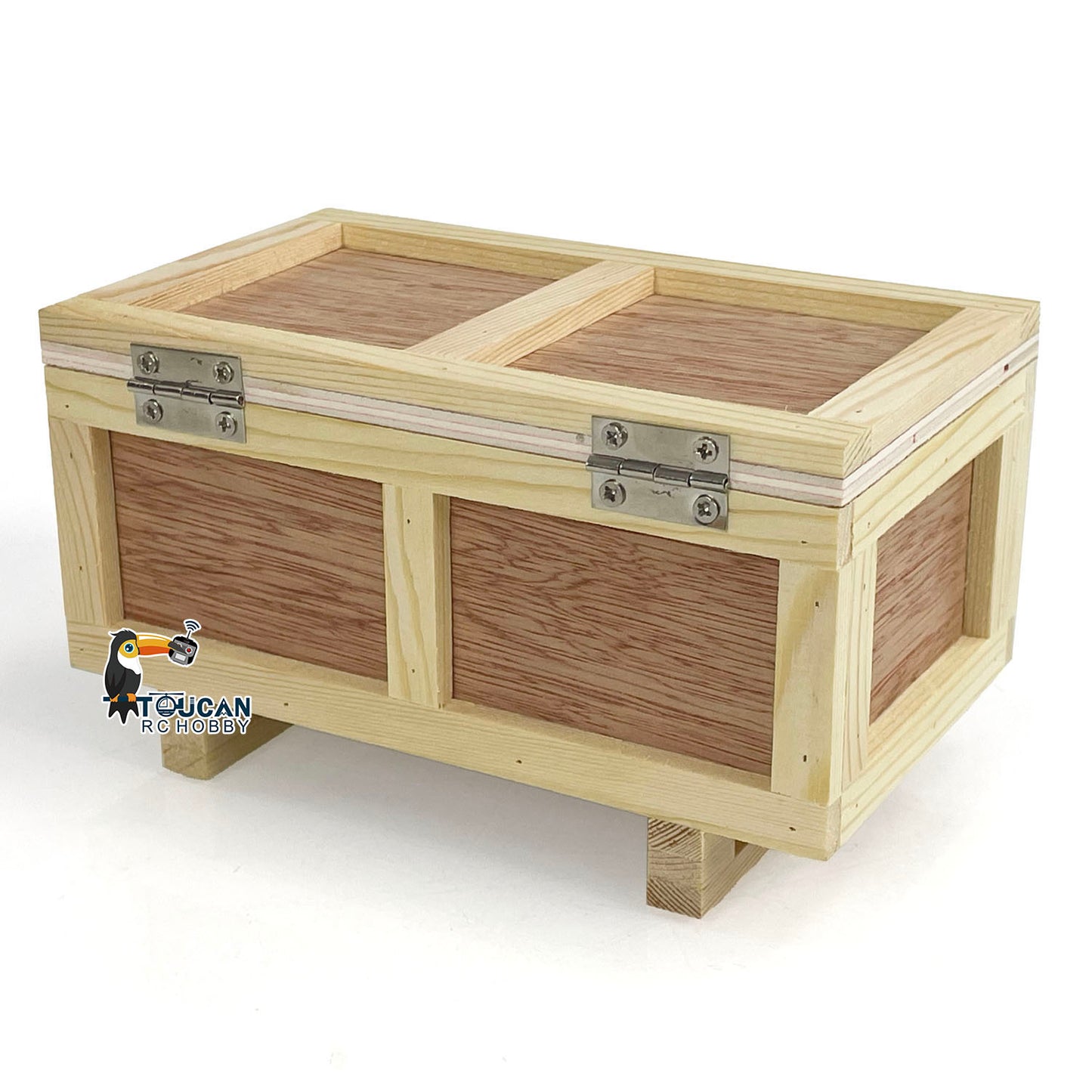 Holzkiste Modell für 1/14 1/12 RC LKW Hydraulischer Gabelstapler Baufahrzeuge Simulation Fahrzeug Hobby Modell DIY Teile
